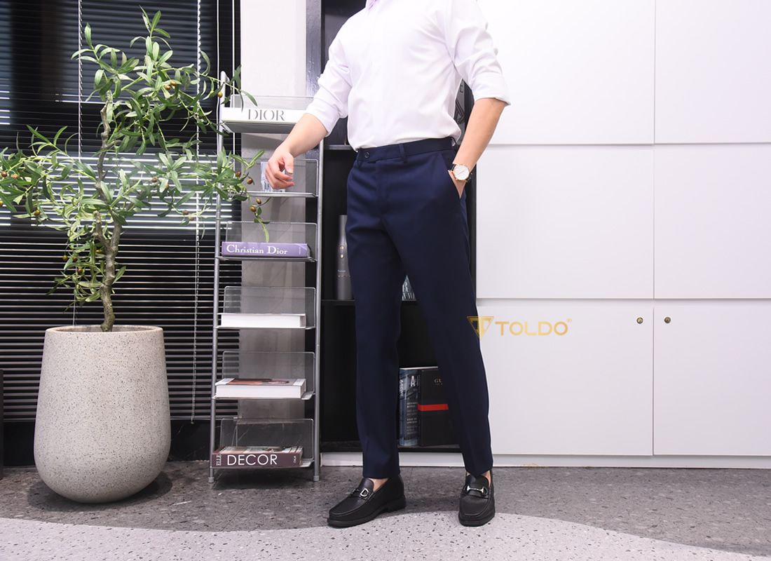 Giày cao nam 8cm đục lỗ thoáng khí 14